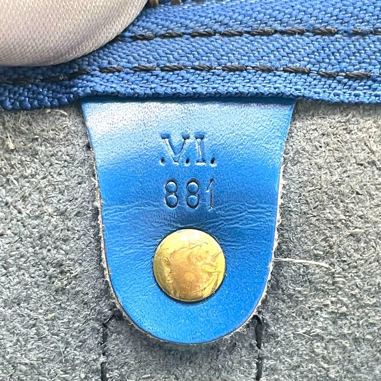 Louis Vuitton x Jeff Koons Keepall Bandouliere Peter Paul Rubens Masters 45 Blau im Angebot 5