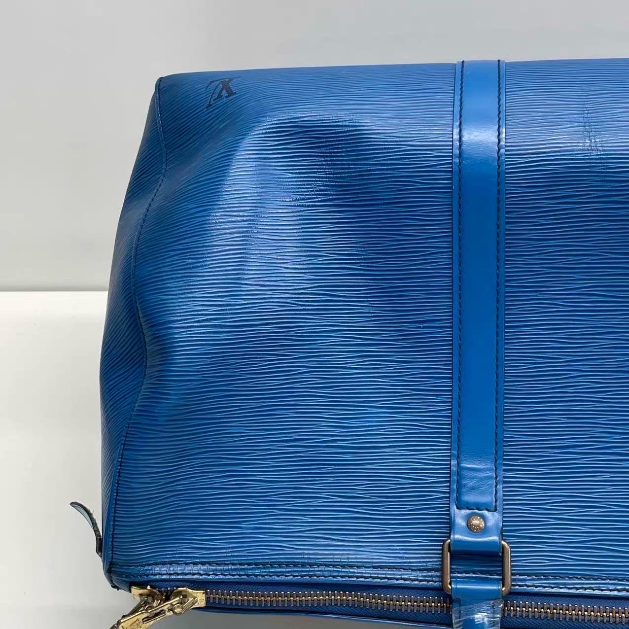 Louis Vuitton x Jeff Koons Keepall Bandouliere Peter Paul Rubens Masters 45 Blau im Angebot 13