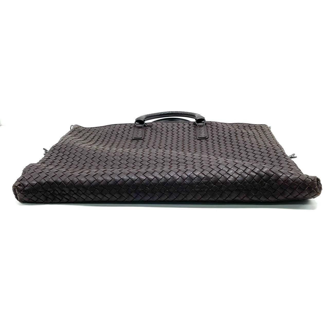 Bottega Veneta Maxi Convertible Tote Bag Hobo in pelle marrone scuro con trasporto a due vie 5 In condizioni buone in vendita a AUBERVILLIERS, FR