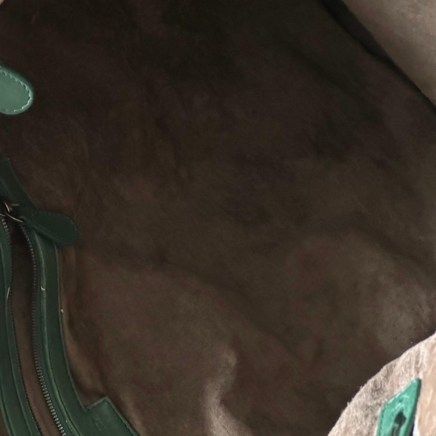 Bottega Veneta Maxi Convertible Tote Bag Hobo in pelle Greene & Greene scuro con trasporto bidirezionale 5 in vendita 3