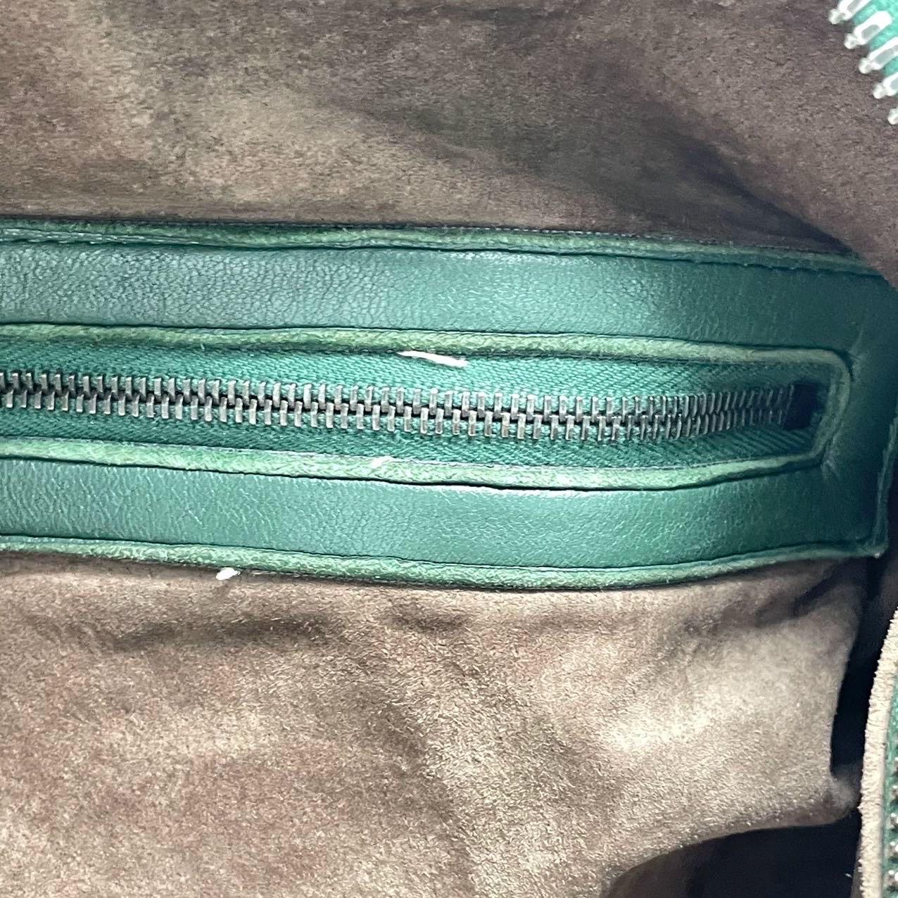 Bottega Veneta Maxi Convertible Tote Bag Hobo in pelle Greene & Greene scuro con trasporto bidirezionale 5 in vendita 7