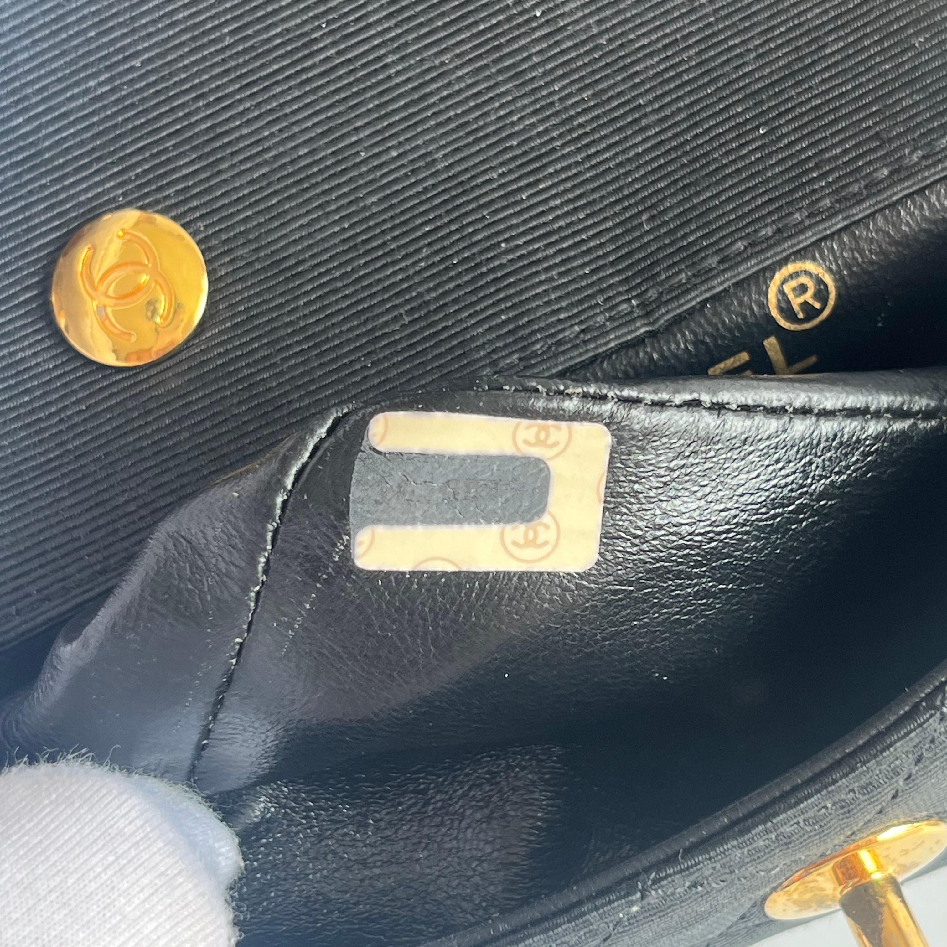 Chanel Vintage Fabric Extra Mini Flap Bag 24k Gold Button Strap im Angebot 11