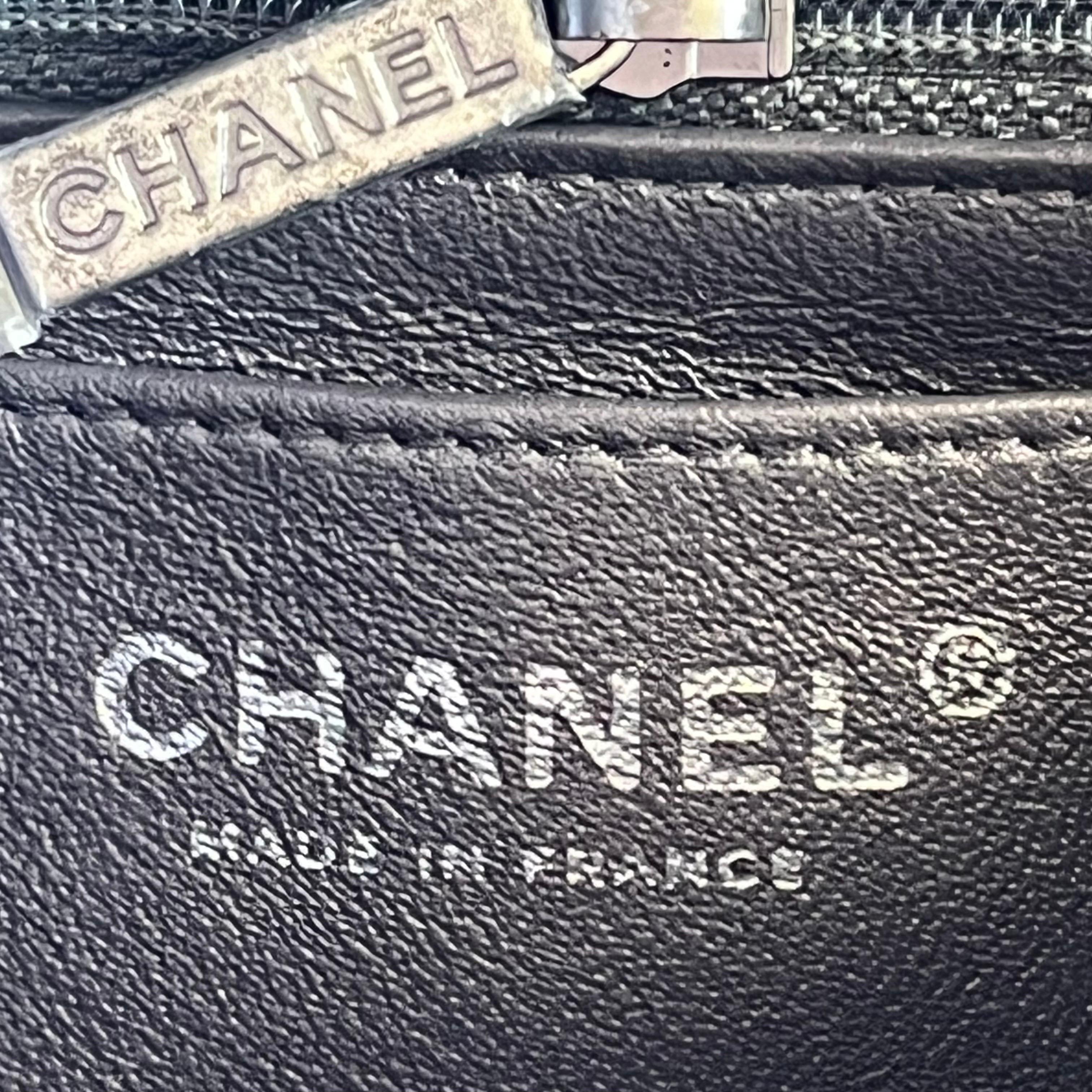 Chanel Classic Flap Rectangular Mini Metallic Grey Lambskin Silver Hardware in vendita 10