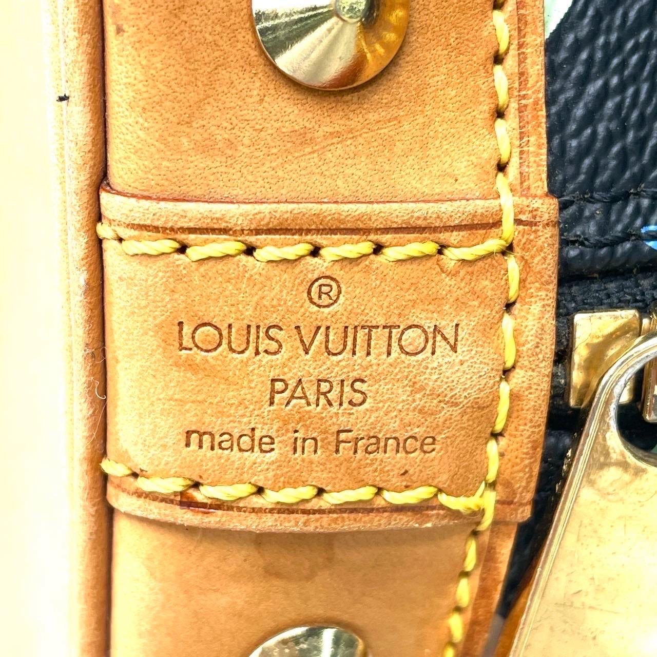 Louis Vuitton x Takashi Murakami Alma Small Nero Multicolor in vendita 3