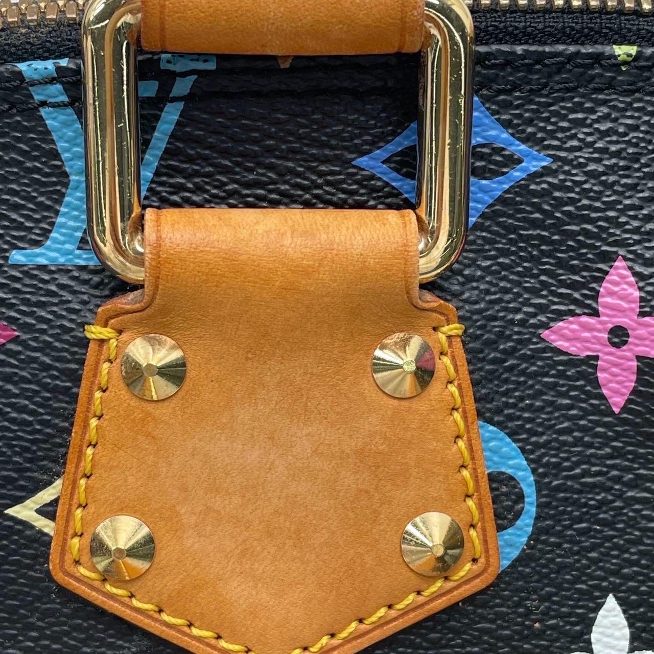 Louis Vuitton x Takashi Murakami Alma Small Nero Multicolor in vendita 6