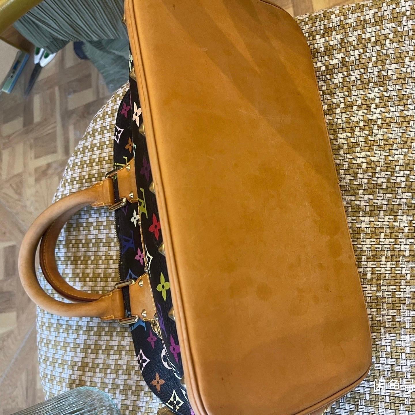Louis Vuitton x Takashi Murakami Alma Small Nero Multicolor in vendita 16