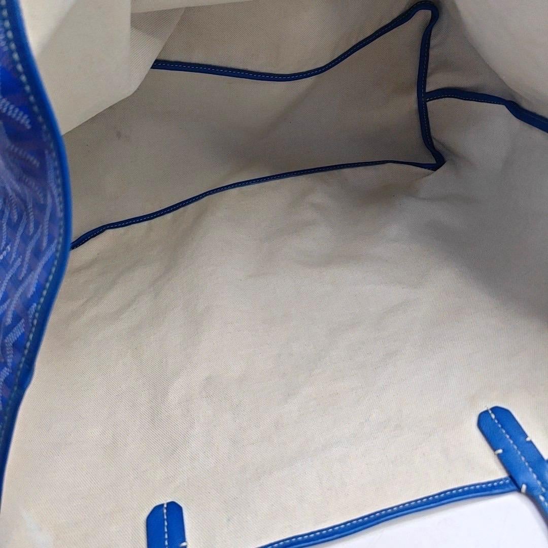 Goyard Saint Louis GM Tote Large Blue Tina Print en vente 4