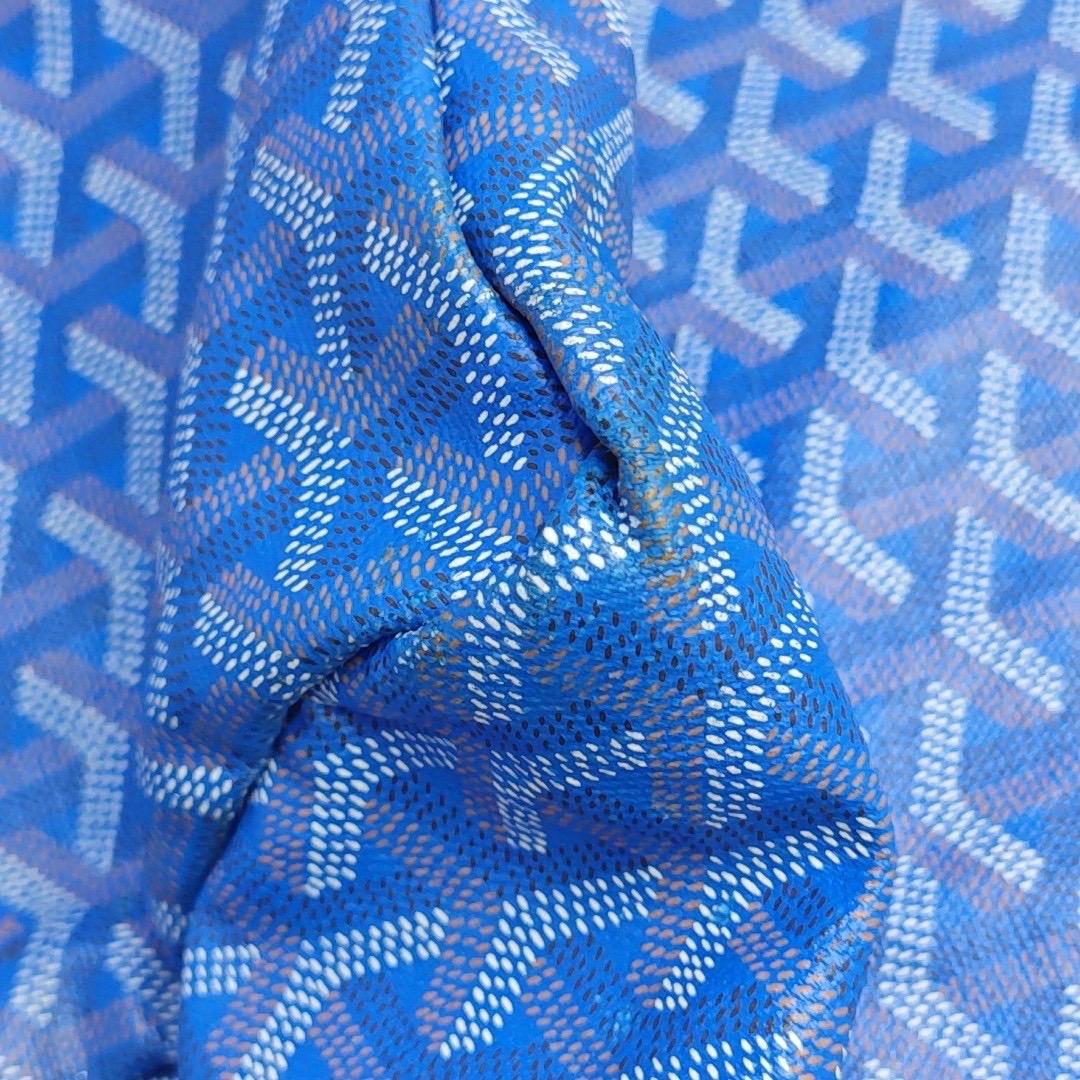 Goyard Saint Louis GM Tote Large Blue Tina Print en vente 5
