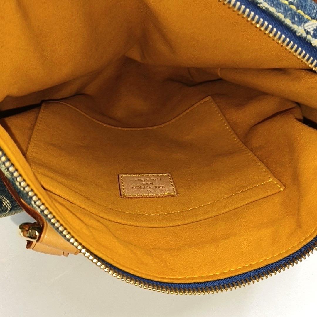 Blaue Denim Neo Speedy Boston Tasche von Louis Vuitton im Angebot 2