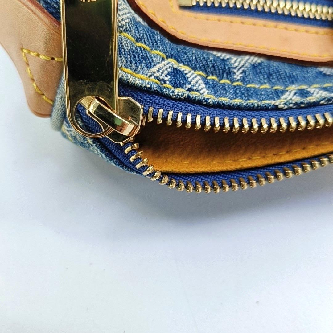 Blaue Denim Neo Speedy Boston Tasche von Louis Vuitton im Angebot 13
