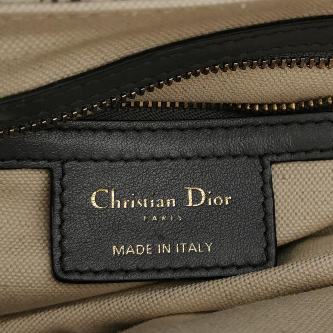 Christian Dior Sattel Medium Grau Canvas Tierdrucke Tiger Schlange Affe im Angebot 4