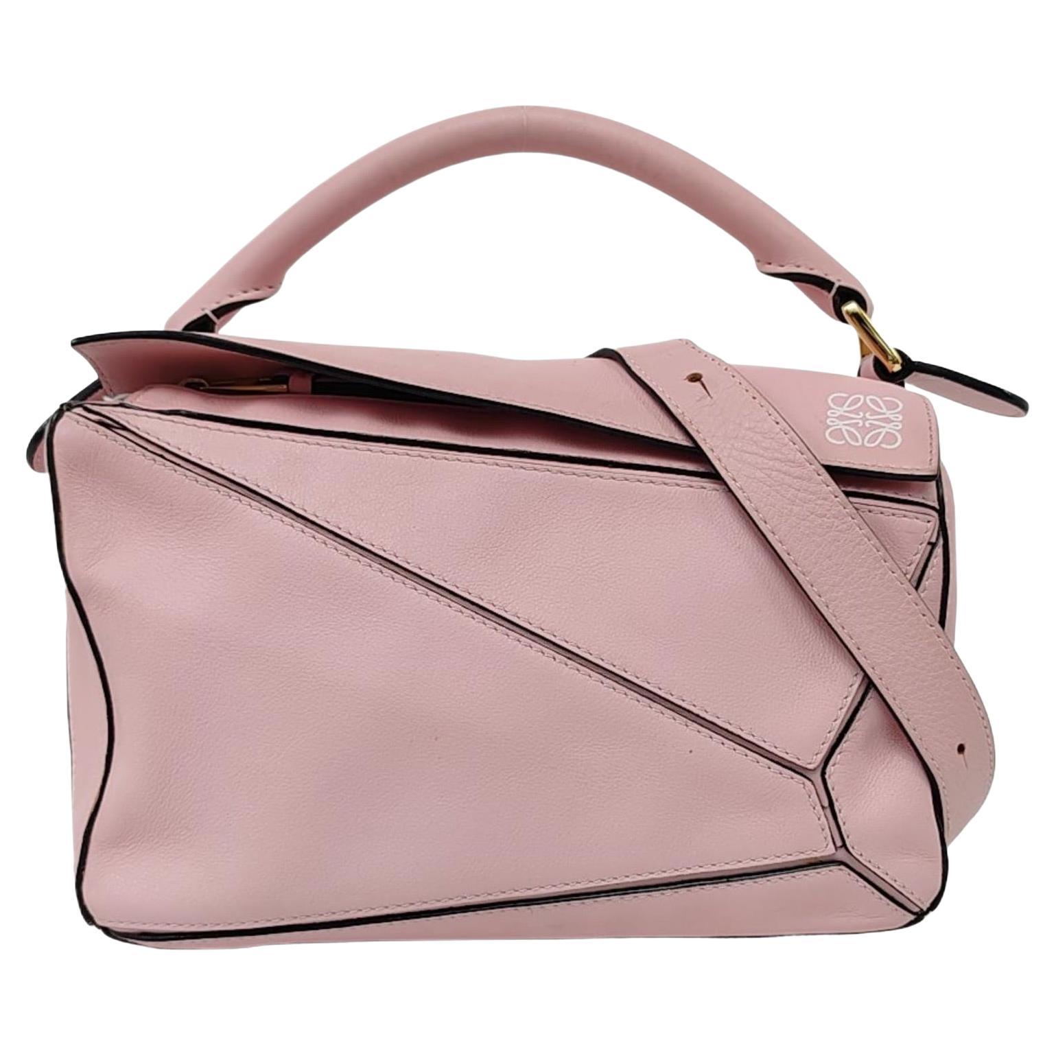 Loewe Puzzle Kleine rosa Umhängetasche