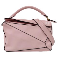 Loewe Puzzle Small Pink Crossbody Bag