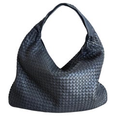 Bottega Veneta Veneta Hobo Maxi Schwarz Leder 51cm