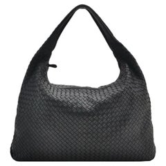 Bottega Veneta Veneta Hobo Maxi Schwarz Leder 53cm