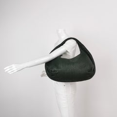 Bottega Veneta Belly Hobo Intrecciato Dark Green Nappa Leather Large 50cm
