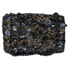 Chanel Paillette Flap Bag Rectangular Mini Multicolor Glitter Sequins
