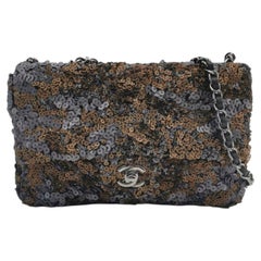 Chanel Paillette Flap Bag Rectangular Mini Multicolor Glitter Sequins