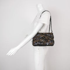 Chanel Paillette Flap Bag Rectangular Mini Multicolor Glitter Sequins