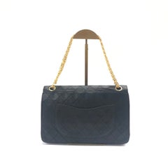 Chanel Classic Flap Vintage Black Lambskin Leather with Gold Chain