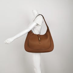 Gucci Jackie 1961 Karamell Tan große Umhängetasche mit Riemen