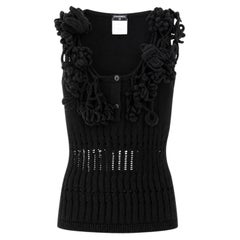 Chanel Fall 2007 Woolwork Embellished Sleeveless Jumper