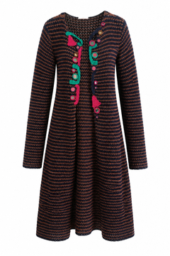 Prada Spring 2005 Crochet Embellished Cardigan Coat