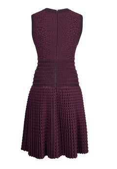 Azzedine Alaïa Fall 2010 Textured Wool Skater Dress