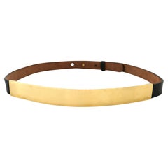 Gucci x Tom Ford Vintage Metal Panel Belt XS