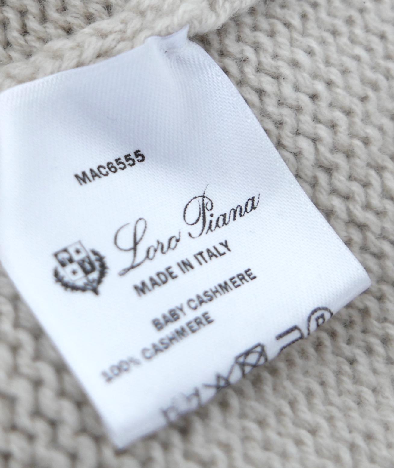 Loro Piana Baby Cashmere Veste cardigan zippée à col cheminée Pour femmes en vente