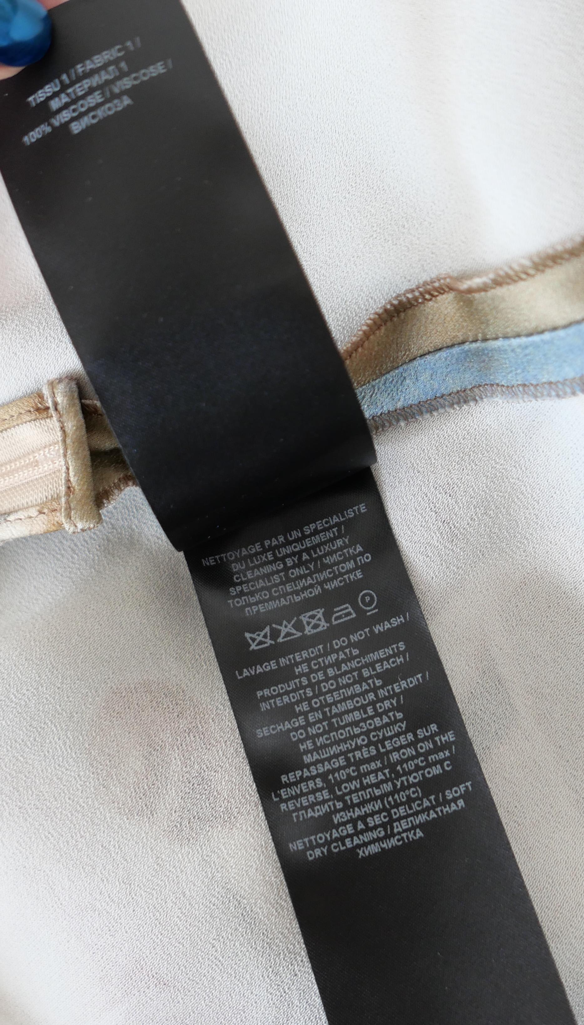 Balmain - Mini robe en satin imprimé ciel en vente 4