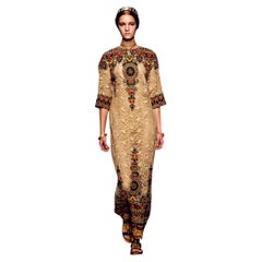 Valentino Spring 2014 Women's Embellished Lace Maxi Dress IT42/UK10