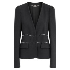 Alexander McQueen Fall 2013 Pearl Trimmed Jacket Blazer