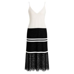 Chanel 17P Resort 2017 'Cuba' Silk & Lace Maxi Slip Dress