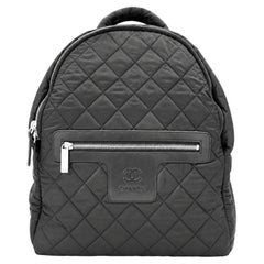 Chanel Coco Cocoon Black Nylon Backpack Fall 2014