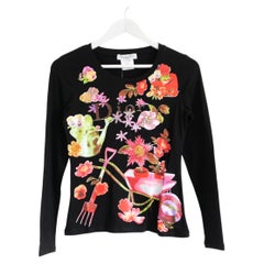 Christian Dior x John Galliano Spring 2002 Street Chic Printed T-Shirt Top