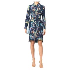 Vestido de seda con estampado abstracto de mariposas «Prita» de Diane Von Furstenberg