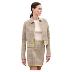 Hermes Mosaique Weave Bomber Jacket FR38/UK10