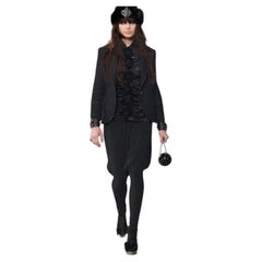 Chanel Pre Fall 2008 Black Lurex Knit Balloon Pants Trousers