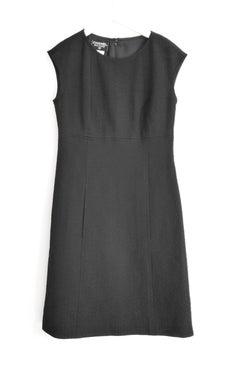 Chanel · Chanel Vintage Cruise 1997 Black Textured Cotton Dress