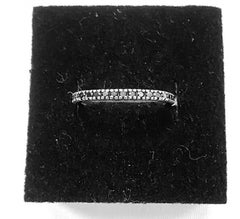 Alinka Half Infinity Ring Black Diamond & 18kt White Gold