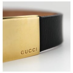 Gucci x Tom Ford Vintage Metal Panel Belt XS