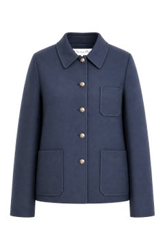 Dior Caro Navy Wool & Silk Jacket Spring 2021