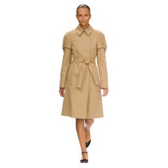 Fendi x Lagerfeld Spring 2006 Puff Sleeve Trench Coat IT40/UK8/US4