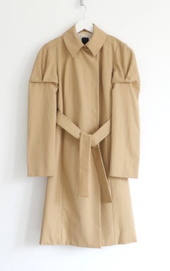 Fendi x Lagerfeld Spring 2006 Puff Sleeve Trench Coat IT40/UK8/US4