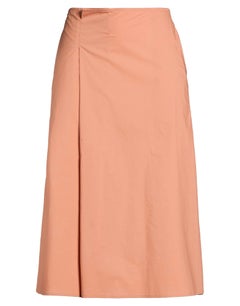 Sofie D’Hoore Asymmetric Pleat Cotton Midi Skirt