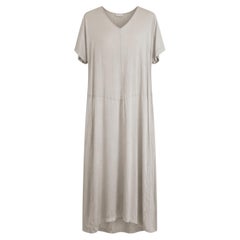 Dries Van Noten Vintage Spring 2005 Beige Silk Dress