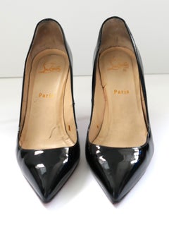 Christian Louboutin Pigalle Pumps aus Lackleder, schwarz
