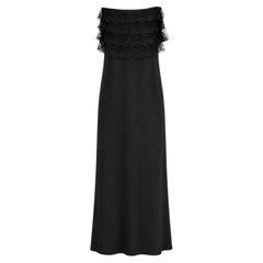 Givenchy Fall 2021 Black Lace Bust Gown