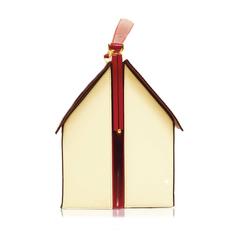 Moschino Mansion Patent Leather Handbag